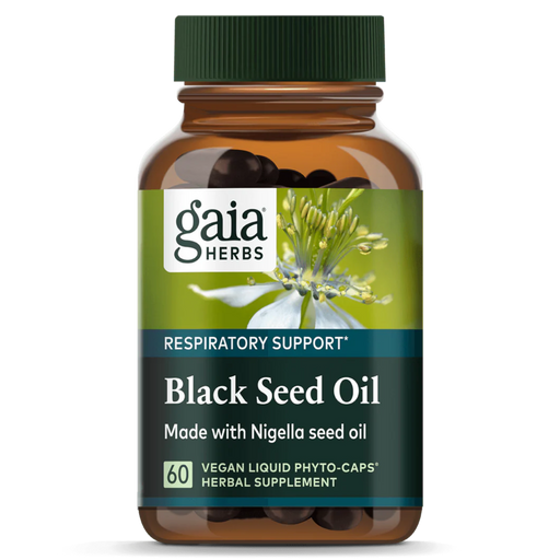 Gaia Herbs Black Seed Oil - 60 Capsules - Health As It Ought to Be