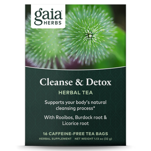 Gaia Herbs Cleanse & Detox Herbal Tea - 16 Tea Bags - Health As It Ought to Be