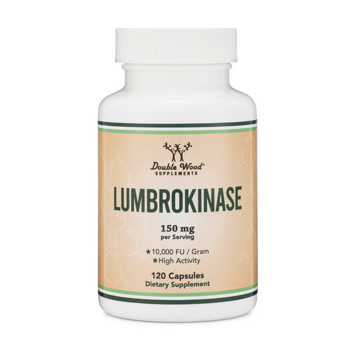 Double Wood Supplements Lumbrokinase - 120 Capsules