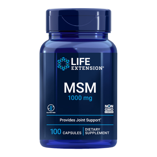 Life Extension MSM 1000 mg - 100 Capsules - Health As It Ought to Be