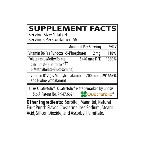 NeuroBiologix Methylation Complete - 66 Dissolvable Tablets - Health As It Ought to Be