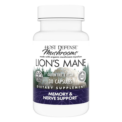 Host Defense Lion's Mane - 30 Capsules - Health As It Ought to Be