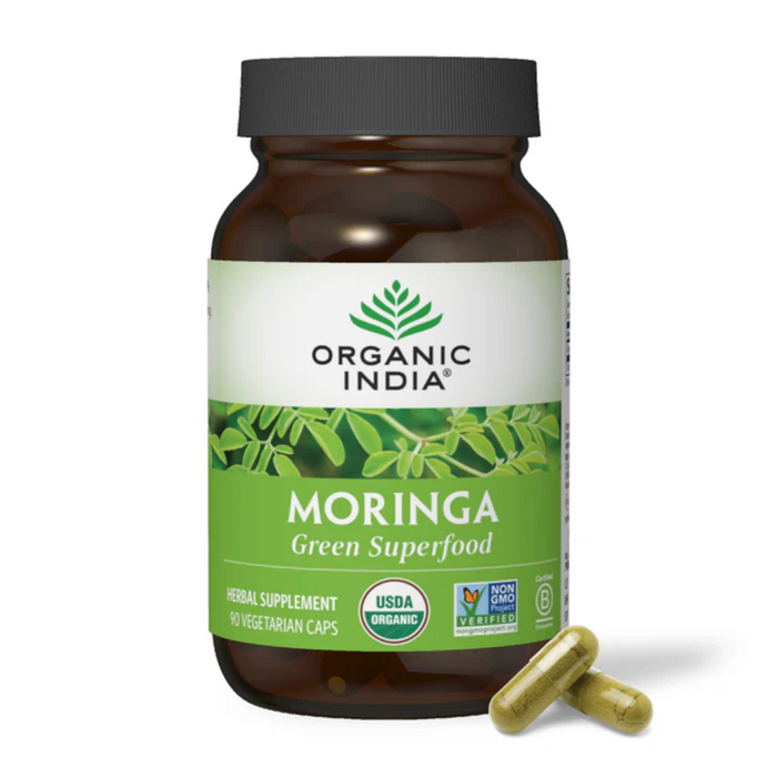 Organic India Moringa - 90 Veg Capsules