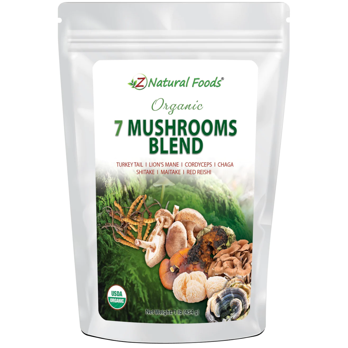 Z Natural Foods 7 Mushroom Blend 1 lb. RIH/HAIOTB Stores
