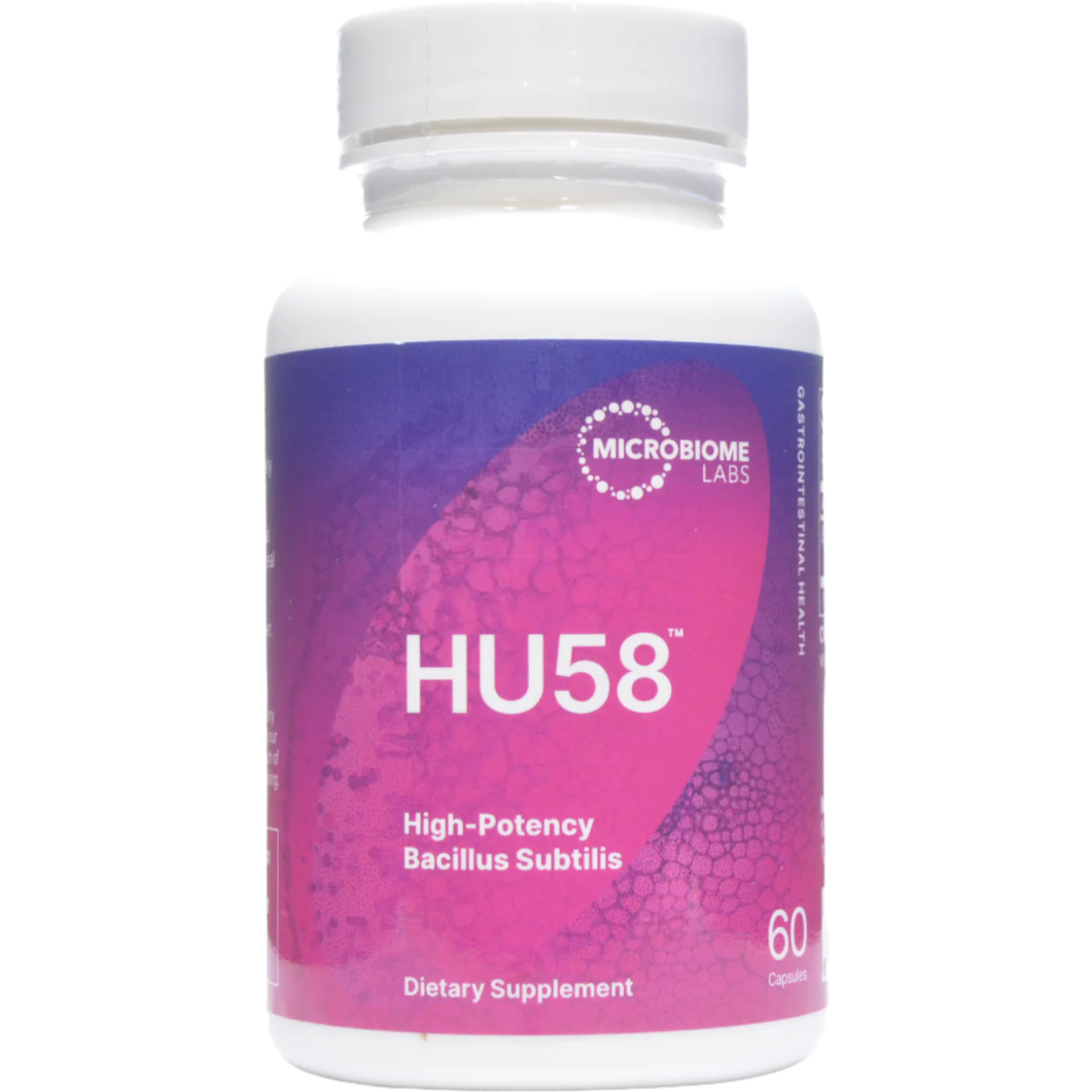 Microbiome Labs HU58 High Potency Bacillus Subtilis - 60 Capsules | RIH ...