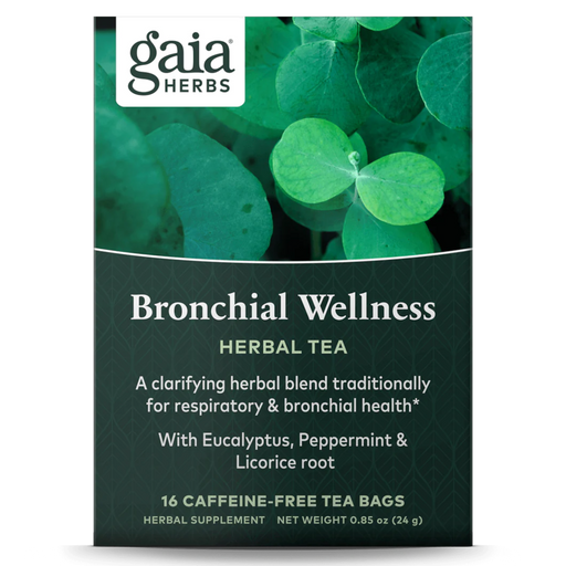 Gaia Herbs Bronchial Wellness Tea - 16 Tea Bags - Health As It Ought to Be