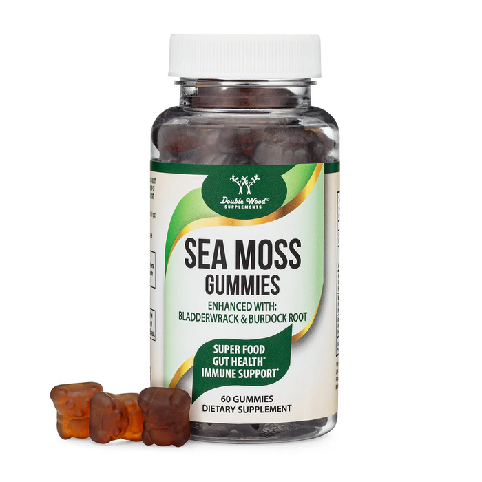 Double Wood Supplements Irish Sea Moss Gummies - 60 Gummies