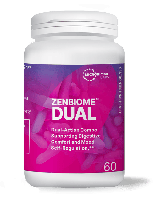 Microbiome Labs Zenbiome Dual - 60 Capsules - Health As It Ought to Be