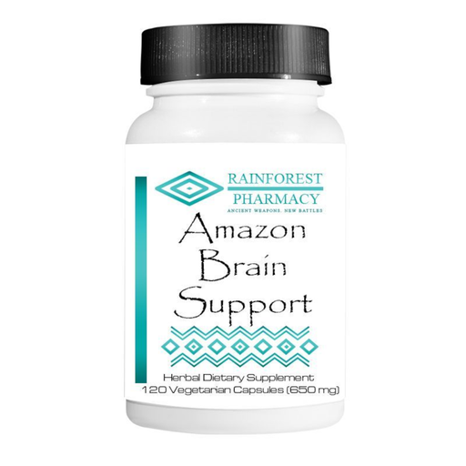 zSTACY Rainforest Pharmacy Amazon Brain Support 650 mg -120 Veg Capsules - Health As It Ought to Be