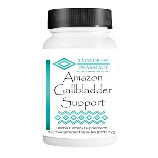 zSTACY Rainforest Pharmacy Amazon Gallbladder Support 650 mg - 120 Vegetarian Capsules - Health As It Ought to Be