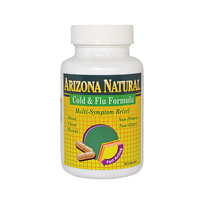 Arizona Natural Cold & Flu Formula - 60 Capsules - Health As It Ought to Be