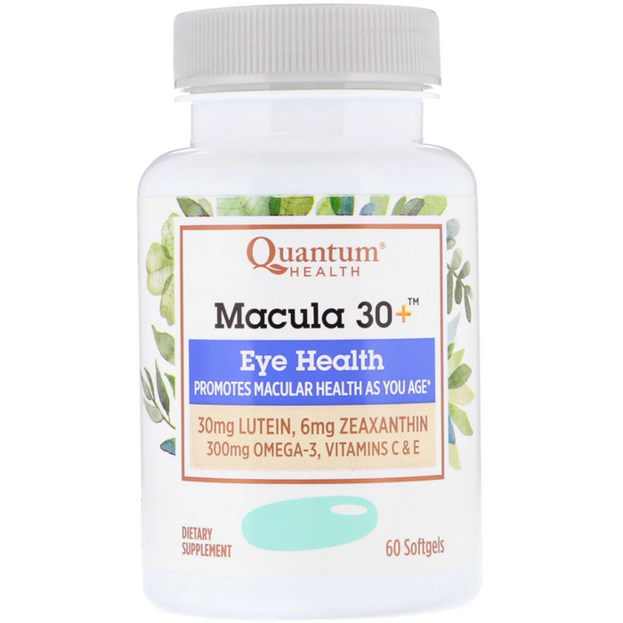 Quantum Health Macula 30+ Eye Health - 60 Softgels - Health As It Ought to Be