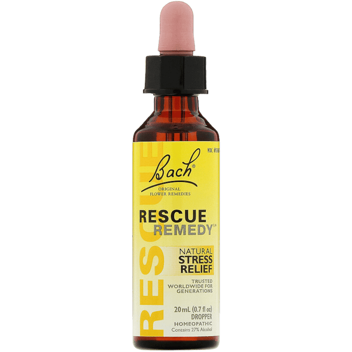 Bach Rescue Remedy Dropper Natural Homeopathic Stress Relief - 10 ml - Health As It Ought to Be