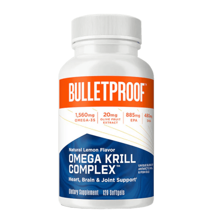 Bulletproof Omega Krill Cromplex - 120 Softgels - Health As It Ought to Be