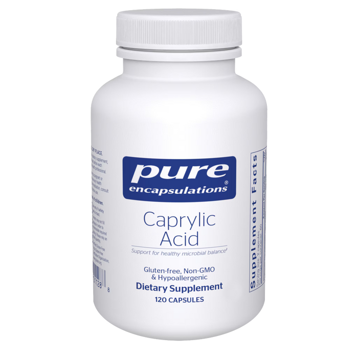 Pure Encapsulations Caprylic Acid - 120 Capsules - Health As It Ought to Be