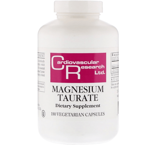 Cardiovascular Research Magnesium Taurate - 180 Vegetarian Capsules - Health As It Ought to Be