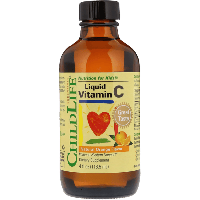 Childlife Essentials Liquid Vitamin C, Orange - 4 fl oz. - Health As It Ought to Be