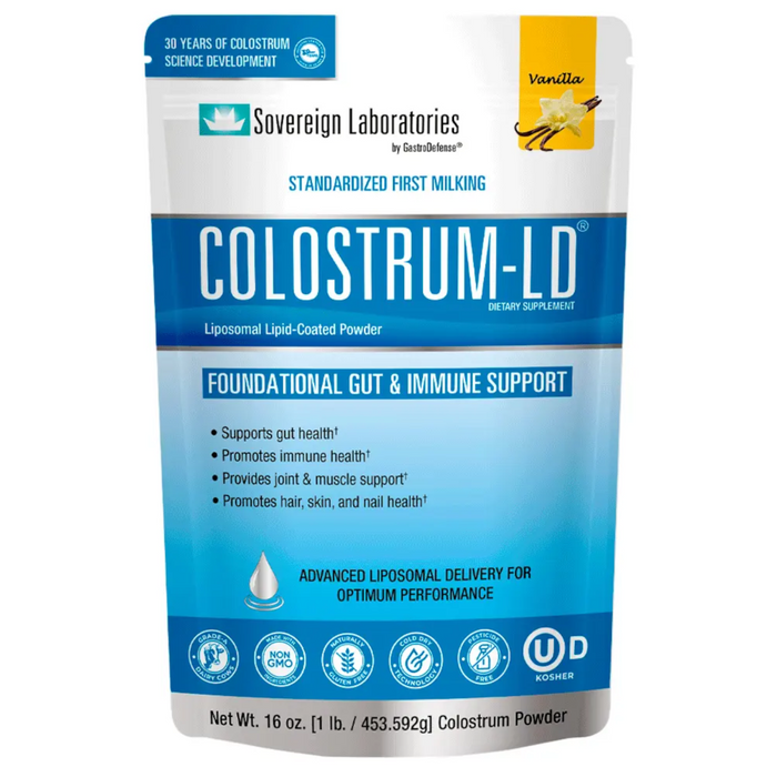 Sovereign Laboratories Colostrum-LD Powder Natural Vanilla Flavor - 16 oz.