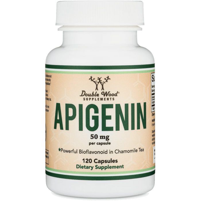 Double Wood Supplements Apigenin - 120 Capsules - Health As It Ought to Be