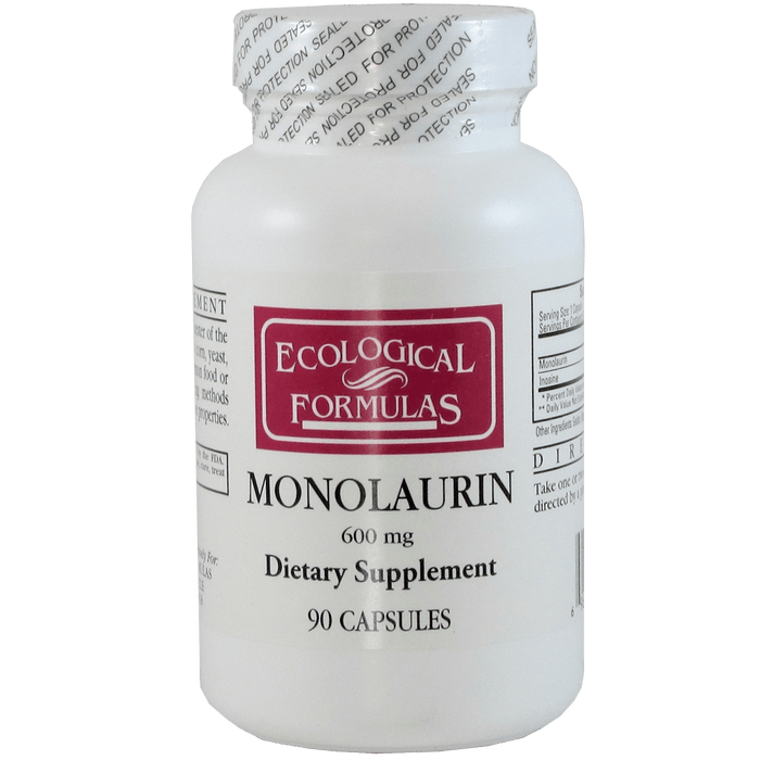 Ecological Formulas Monolaurin 600 mg - 90 Capsules - Health As It Ought to Be