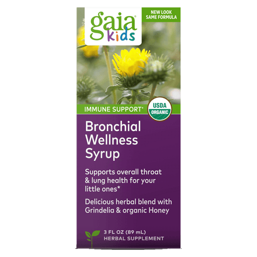 Gaia Herbs Bronchial Wellness for Kids - 3 fl oz. - Health As It Ought to Be