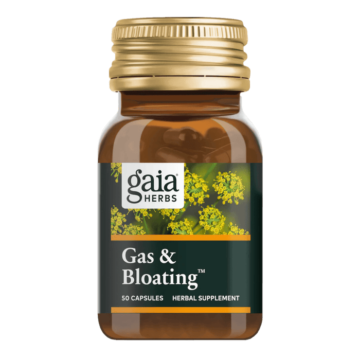 Gaia Herbs Gas & Bloating® - 50 Capsules - Health As It Ought to Be