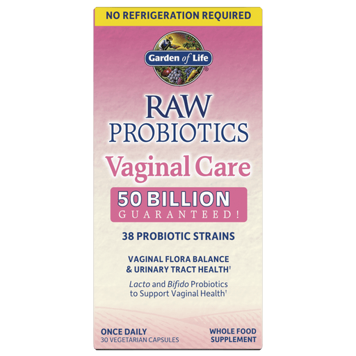 Garden of Life RAW Probiotics Vaginal Care, Shelf-Stable - 30 Capsules - Health As It Ought to Be