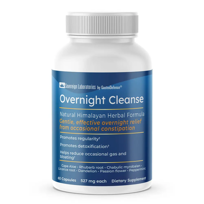 Sovereign Laboratories Gastrodefense Overnight Cleanse - 60 Capsules