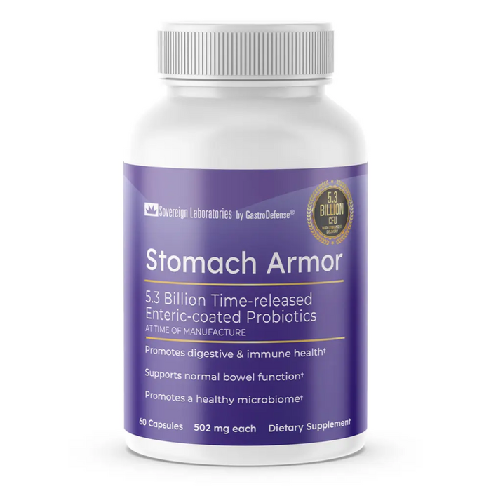 Sovereign Laboratories GastroDefense® STOMACH ARMOR® - 60 Capsules