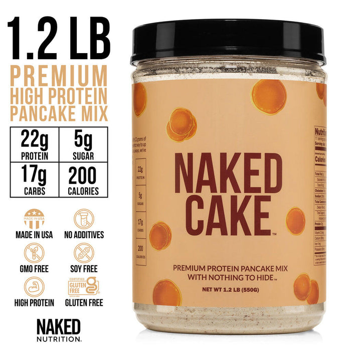 Naked Nutrition Naked Pancake Protein Mix - 1.1 lb - Health As It Ought to Be