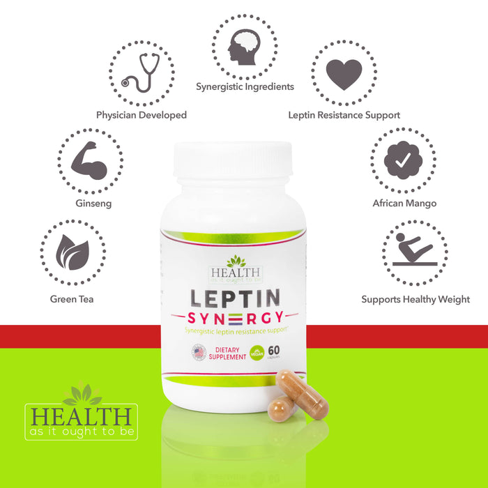 HAIOTB Leptin Syn3rgy (Green Tea, African Mango, Ginseng) - 60 capsules - Health As It Ought to Be