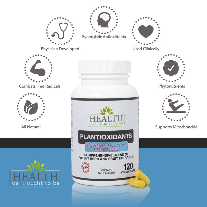 HAIOTB Plantioxidants - 120 Vegan Capsules - Health As It Ought to Be