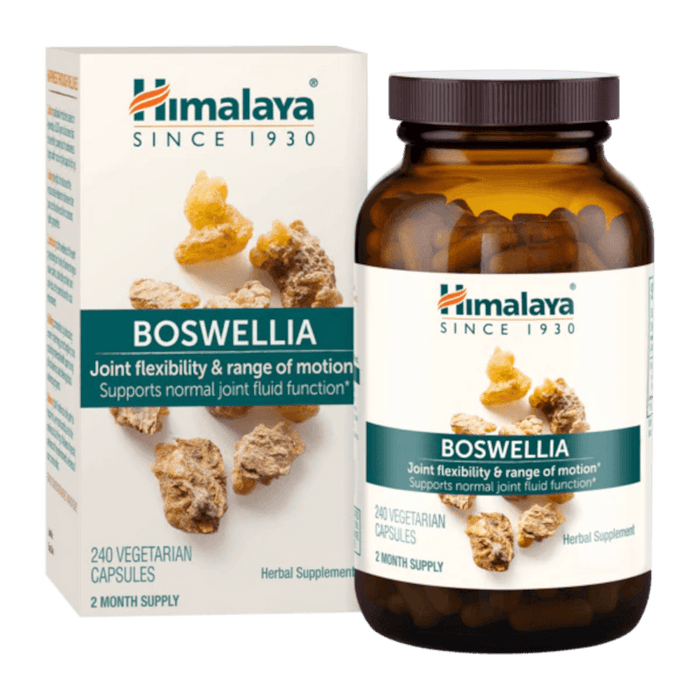 Himalaya Herbal Healthcare Boswellia 250 mg - 240 Vegetarian Capsules - Health As It Ought to Be