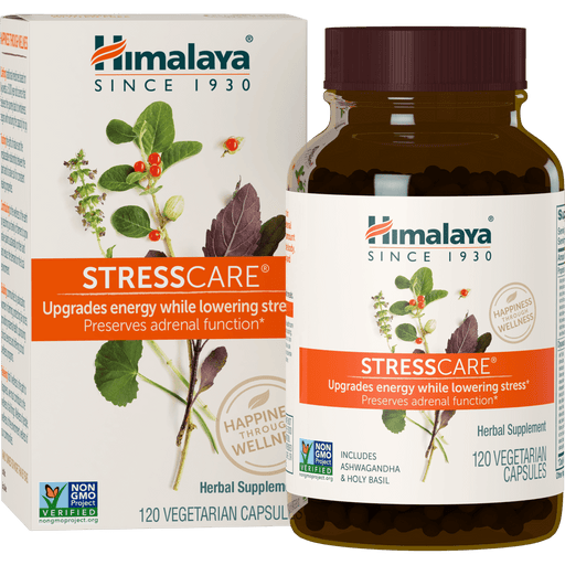 Himalaya Herbal Healthcare Stresscare 720 mg - 120 Vegetarian Capsules - Health As It Ought to Be