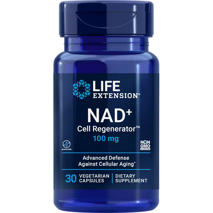 Life Extension NAD+ Cell Regenerator 100mg - 30 Capsules - Health As It Ought to Be