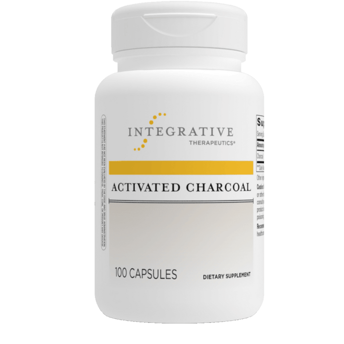 Integrative Therapeutics Activated Charcoal - 100 Capsules - Health As It Ought to Be