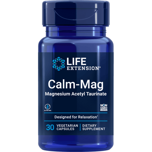 Life Extension Calm-Mag - 30 Vegetarian Capsules - Health As It Ought to Be