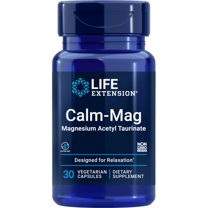 Life Extension Calm-Mag - 30 Vegetarian Capsules - Health As It Ought to Be