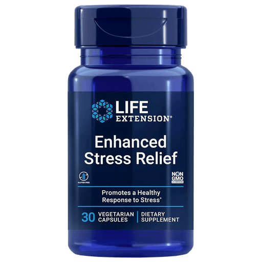 Life Extension Enhanced Stress Relief - 30 Vegetarian Capsules - Health As It Ought to Be