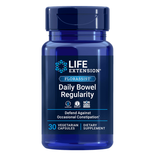 Life Extension FLORASSIST® Daily Bowel Regularity - 30 Vegetarian Capsules - Health As It Ought to Be