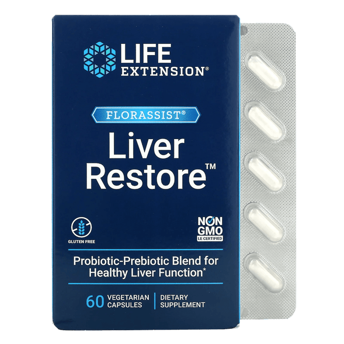 Life Extension FLORASSIST® Liver Restore™ - 60 Vegetarian Capsules - Health As It Ought to Be