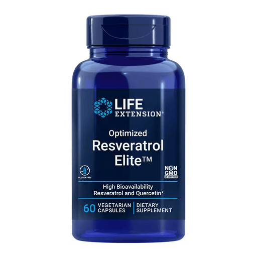 Life Extension Optimized Resveratrol Elite™ - 60 Vegetarian Capsules - Health As It Ought to Be