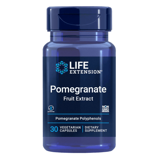 Life Extension Pomegranate Fruit Extract - 30 Vegetarian Capsules - Health As It Ought to Be