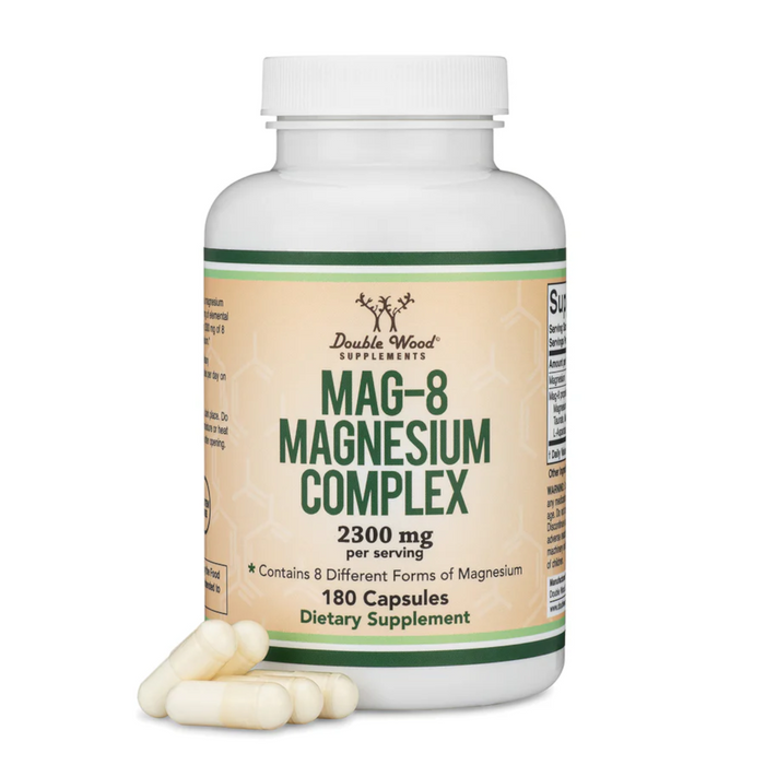 Double Wood Supplements MAG-8 Magnesium Complex - 180 Capsules