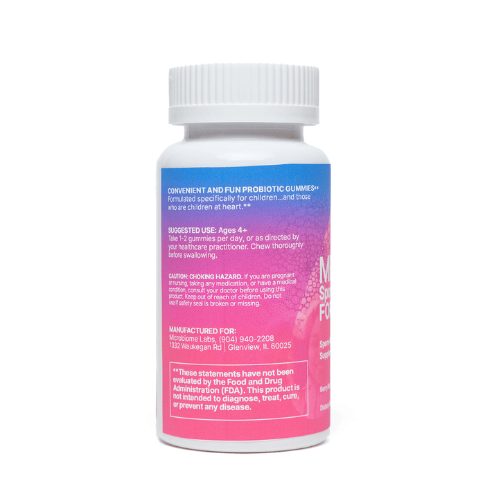 Microbiome Labs MegaSporeBiotic Gummies for Kids - 45 Gummies - Health As It Ought to Be