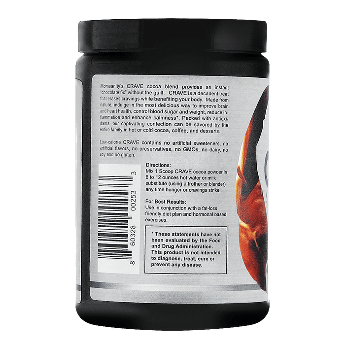 Momsanity CRAVE A Nutritious Cocoa Blend that Naturally Satisfies - 30 servings - Health As It Ought to Be