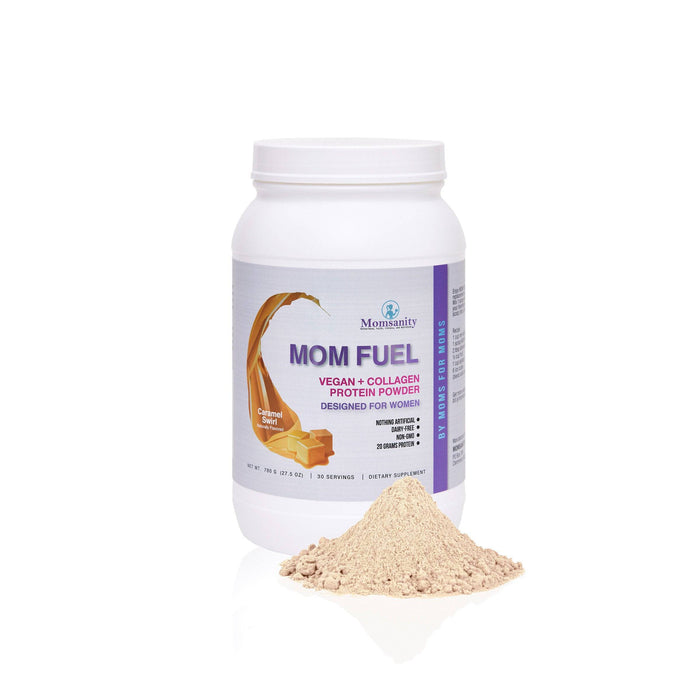 Momsanity Mom Fuel Protein Powder CARAMEL SWIRL - Health As It Ought to Be