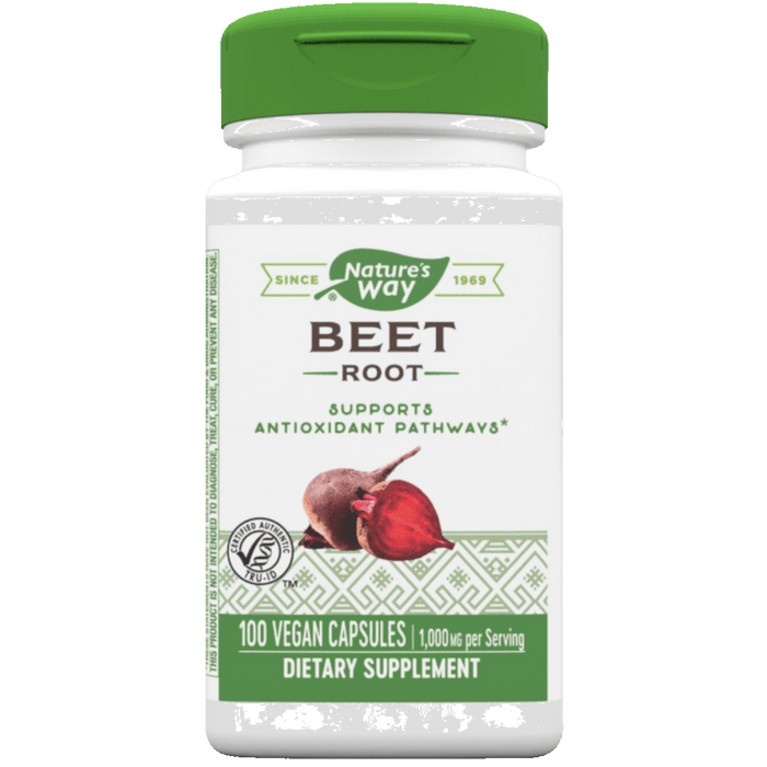 Nature's Way Beet Root - 100 vegan Capsules - Health As It Ought to Be