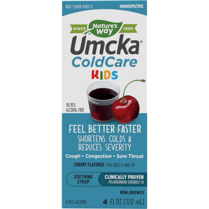 Nature's Way Umcka ColdCare Kids Cherry Syrup - 4 oz - Health As It Ought to Be