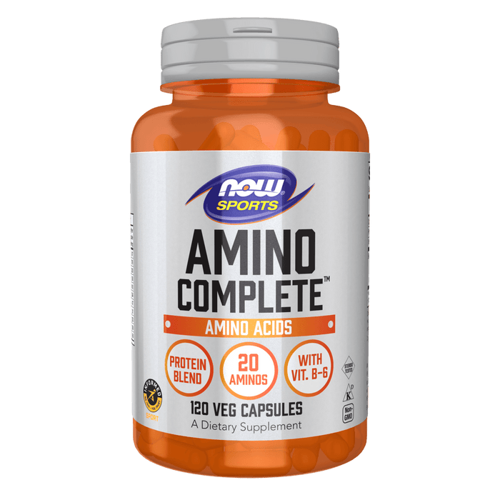 Now Foods Amino Complete - 120 Vehetable Capsules - Health As It Ought to Be